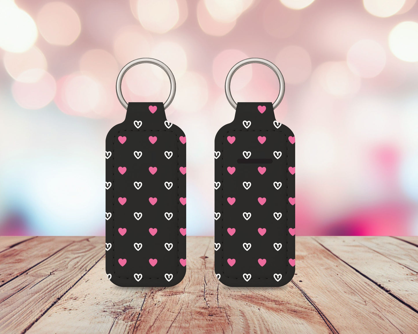 Black_Pink & White Hearts