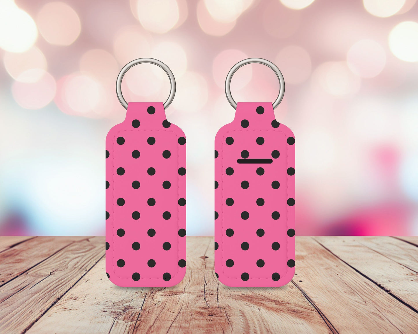 Pink_Black Polka Dots