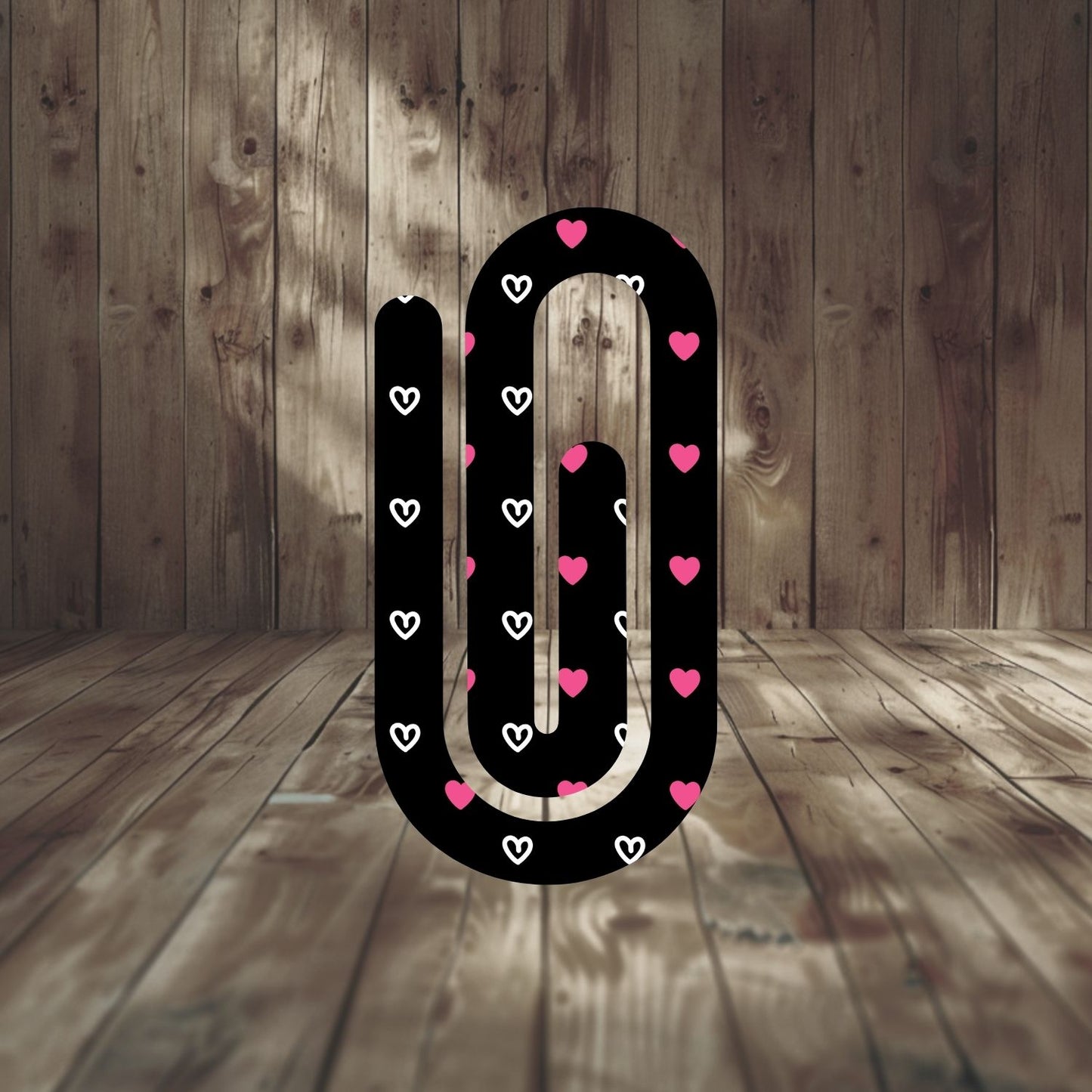 Black_Pink & White Hearts