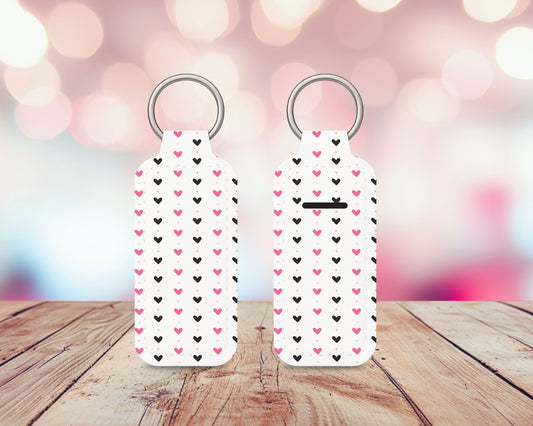 White_Pink & Black Hearts