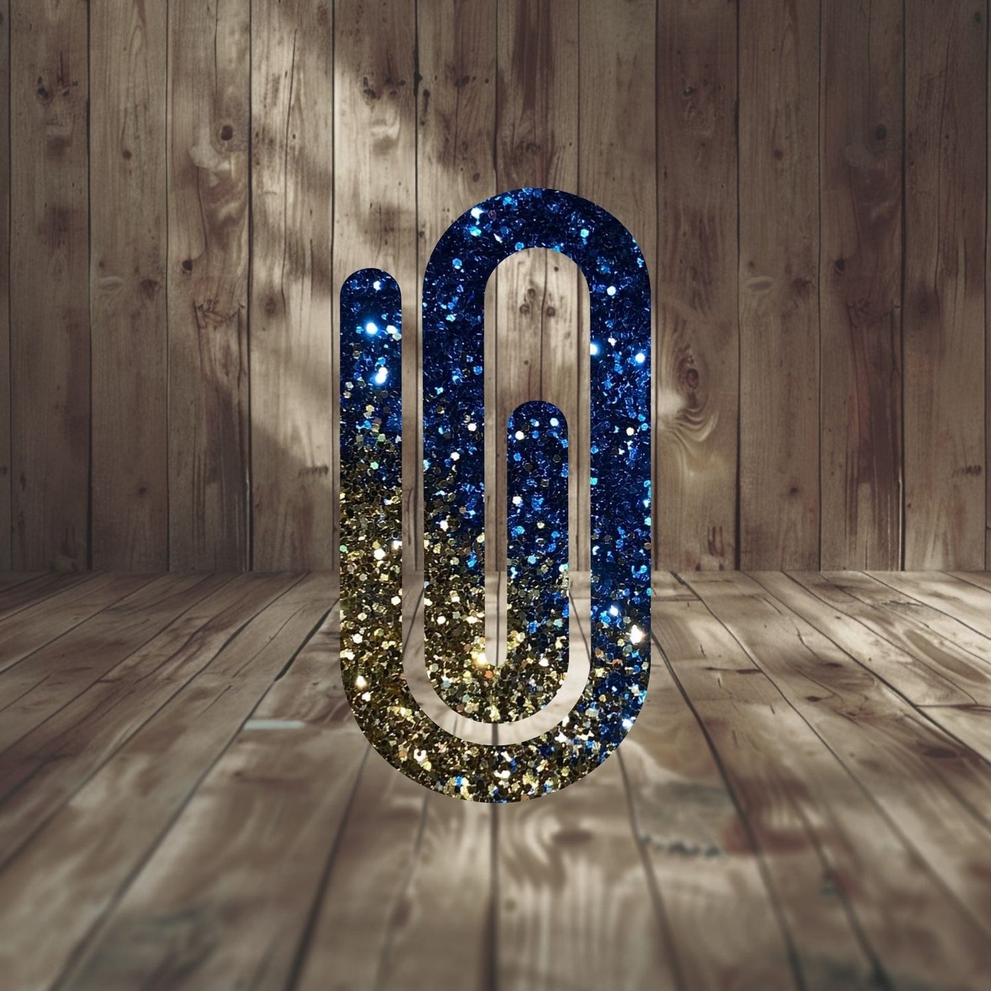 Blue & Gold Glitter
