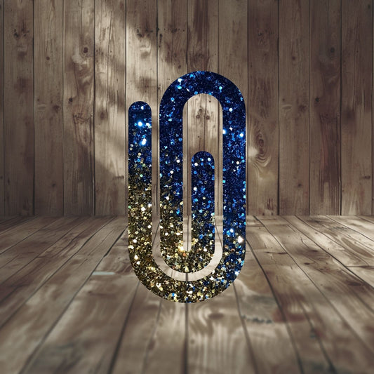 Blue & Gold Glitter