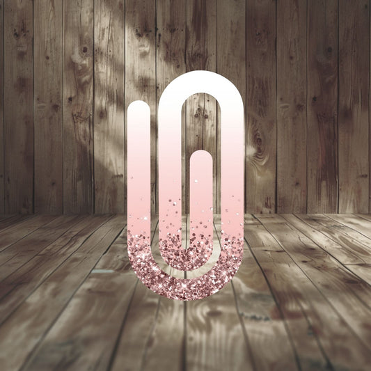 White & Pink Ombre_Glitter