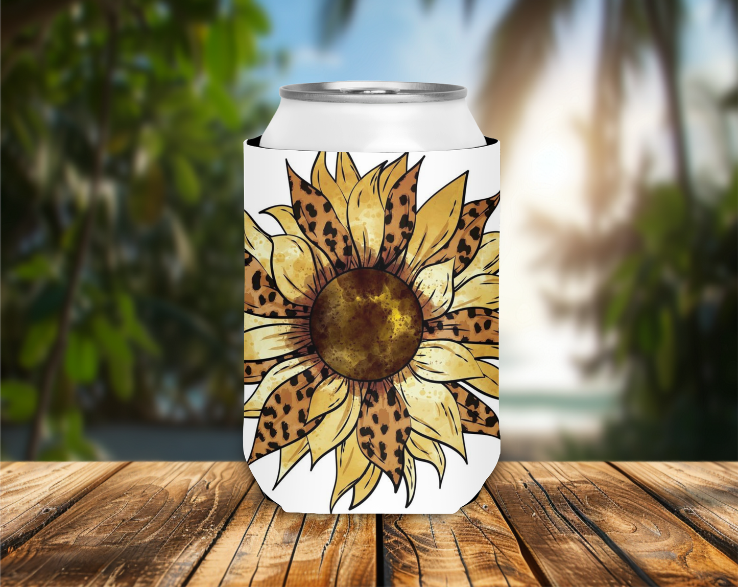 Leopard Print_Yellow Sunflower