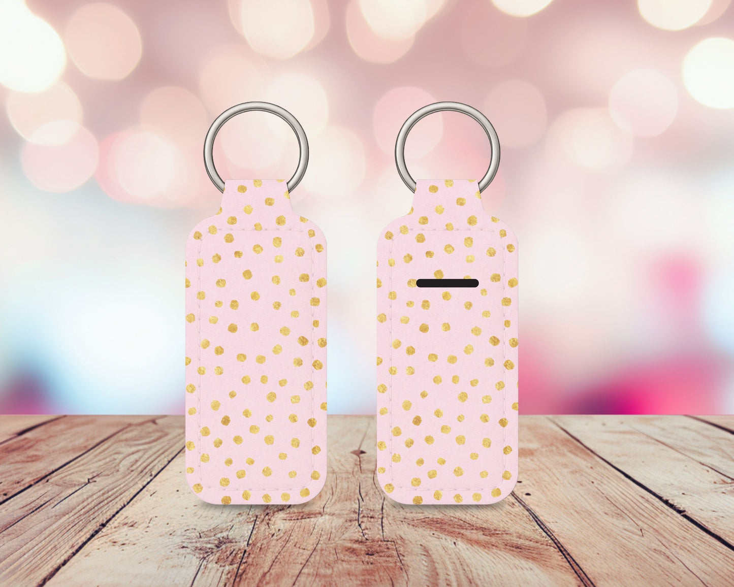 Pink & Gold Dots