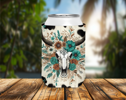 Cow Skull_Koozie