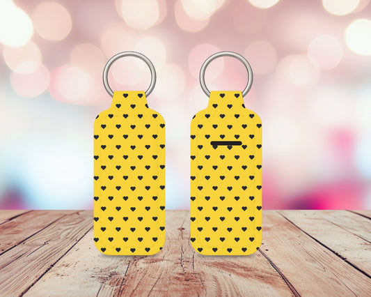 Yellow_Black Polka Dots