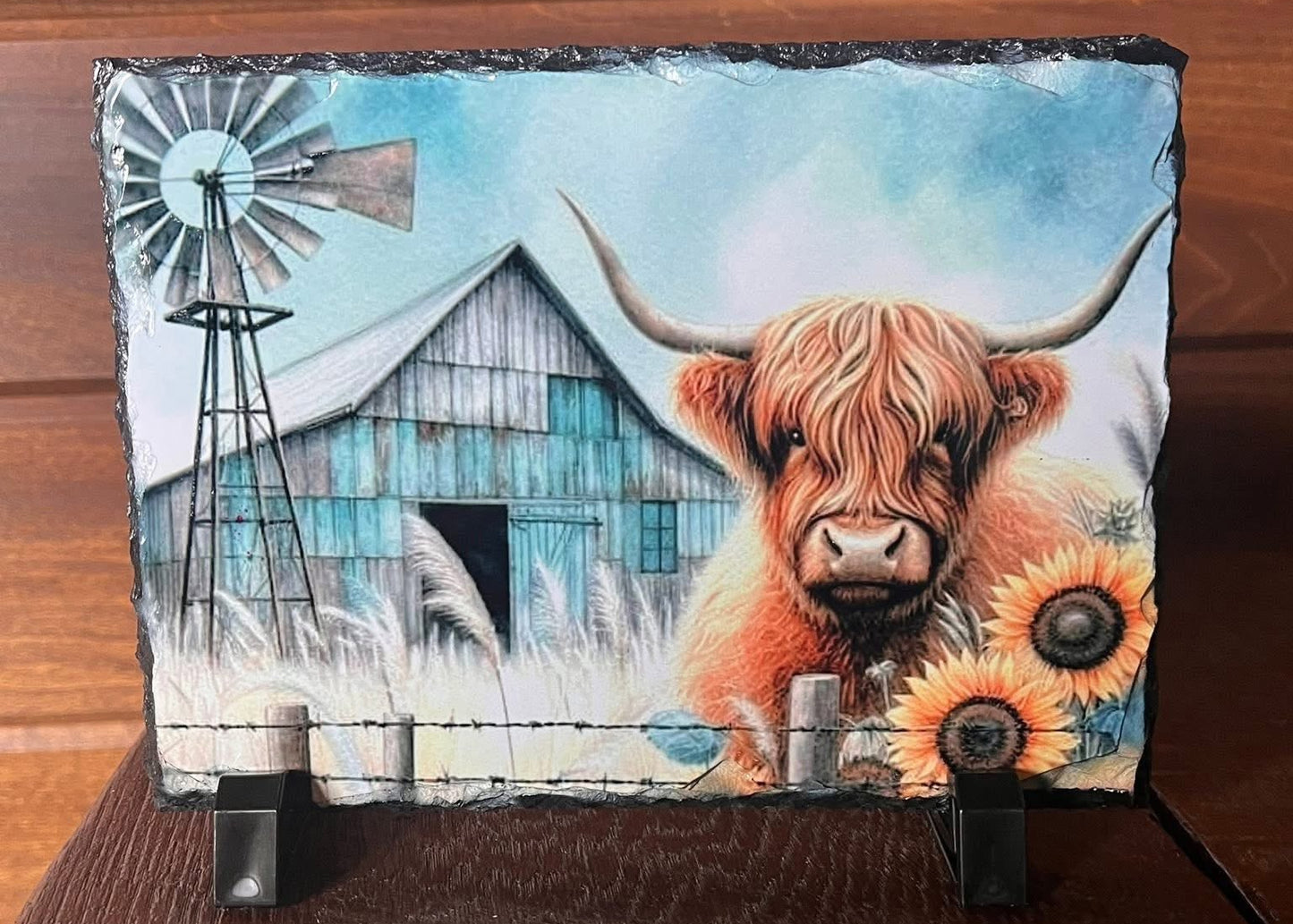 Highland cow_windmill